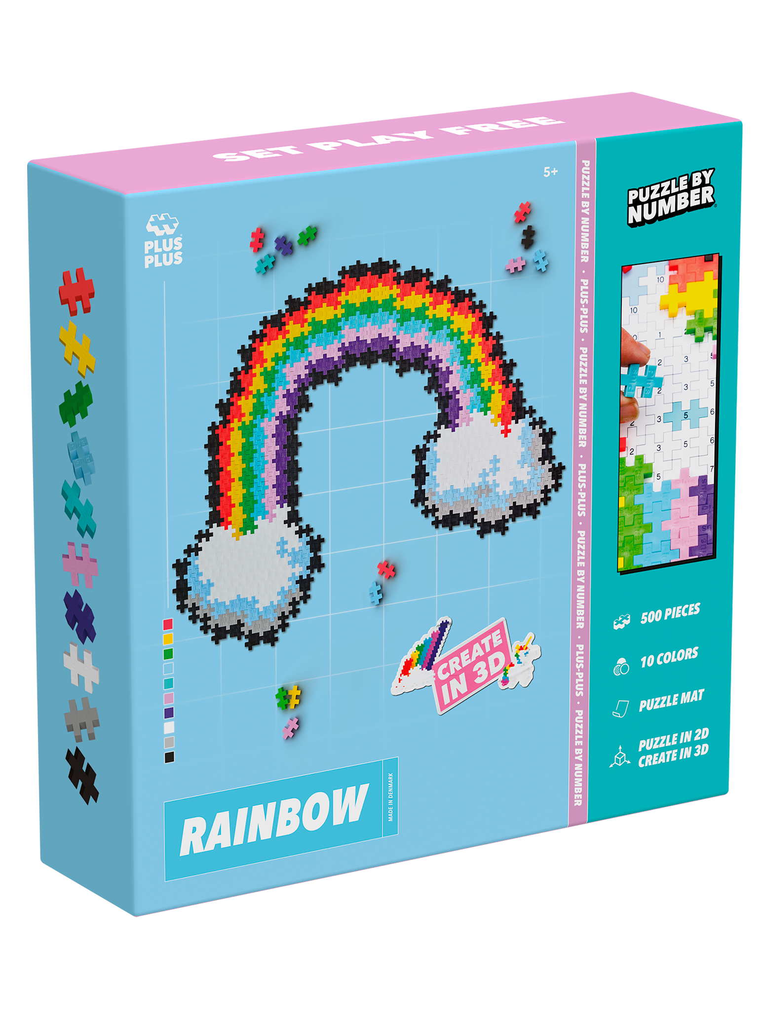 Puzzle By Number - Regnbue